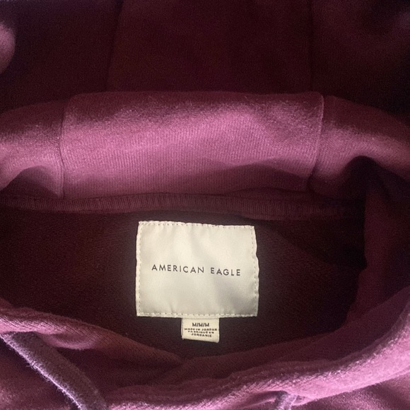 Maroon American Eagle hoodie - Picture 4 of 4